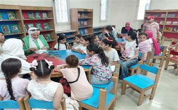 مكتبة البحر الأعظم بالجيزة تنظم لقاءات توعوية وورشًا إبداعية للأطفال  