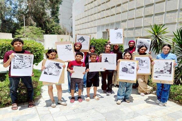"قصة مرسومة".. ورشة إبداعية لتنمية خيال الأطفال بمتحف حسن حشمت  