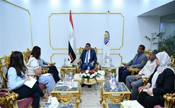 محافظ قنا يبحث مع "الأغذية العالمي" تعزيز التنمية الزراعية ودعم القرى المنتجة