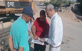 رئيس شركة مياه البحر الأحمر يتابع اعمال تأهيل شبكات المياه بعدة مناطق بمدينة الغردقة 