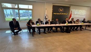 التمثيل التجاري يبحث مع شركات استثمارية ببنها فتح أسواق عالمية جديدة وزيادة الصادرات المصرية