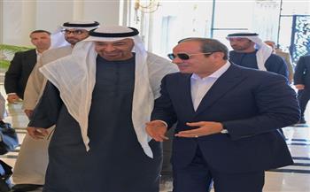 بعد زيارة امتدت لـ 4 أيام.. الرئيس السيسي يودع رئيس دولة الإمارات في ختام زيارته لمصر | صور