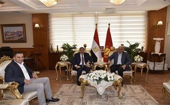 محافظ بورسعيد يستقبل رئيس الغرفة التجارية لبحث آليات تعزيز النشاط التجاري والاستثماري