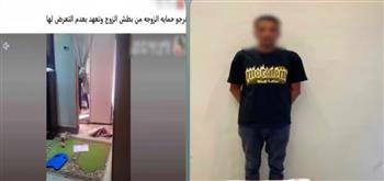 ضبط المتهم بالتعدي على زوجته وتهديدها بسلاح أبيض في السويس