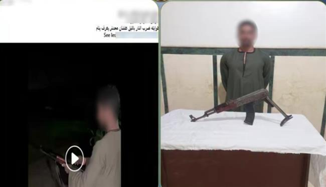 ضبط عامل أطلق أعيرة نارية في الهواء بسوهاج بعد تداول فيديو للواقعة