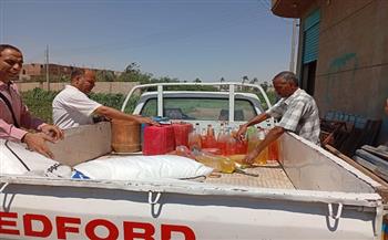 محافظ أسيوط: ضبط مواد مجهولة المصدر وتجميع كميات من البنزين للاتجار بها في السوق السوداء خلال حملة رقابية 