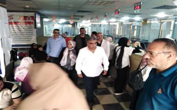 محافظ الدقهلية يتفقد المركز التكنولوجي بديوان مركز ومدينة بلقاس