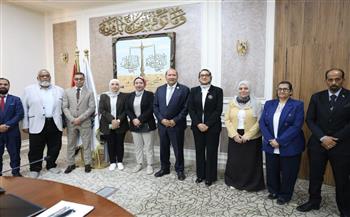 محافظ الوادي الجديد تستقبل المنسق العام للمبادرة الوطنية للمشروعات الخضراء
