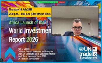 وزير التخطيط والتنمية الاقتصادية يلقي الكلمة الرئيسة بجلسة «الأونكتاد» لإطلاق تقرير الاستثمار في إفريقيا  
