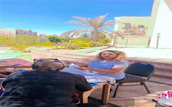 قصر ثقافة أكتوبر ينظم ورشة لتعليم فن التطريز