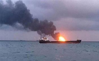 الحرس الثوري: انفجار ناقلتي نفط واشتعال النيران فيهما بعد مرورهما عبر طريق ملغوم جنوب مضيق هرمز