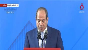 الرئيس السيسي: نؤكد التزامنا بتعزيز الشراكة مع تنزانيا في مختلف المجالات