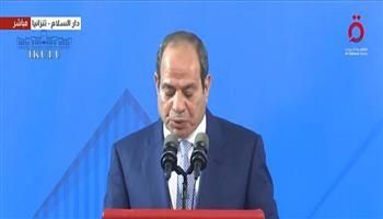 الرئيس السيسي: نؤكد التزامنا بتعزيز الشراكة مع تنزانيا في مختلف المجالات