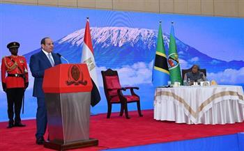 الرئيس السيسي: تحويل نتائج منتدى الأعمال المصري التنزاني إلى مشروعات واستثمارات حقيقية 