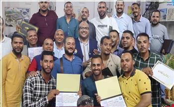 رئيس مياه سوهاج يكرم أكثر من 150 محصلًا متميزًا بعد تحقيق نسب تحصيل قياسية 