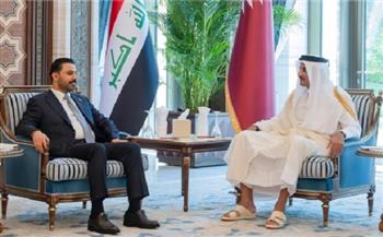 أمير قطر ورئيس وزراء العراق يبحثان في الدوحة العلاقات الثنائية والمستجدات الإقليمية والدولية