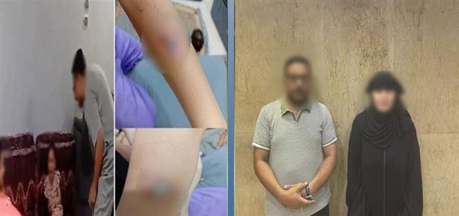  الداخلية تكشف ملابسات فيديو الاعتداء على طفلين بحلوان.. وتضبط الوالدين