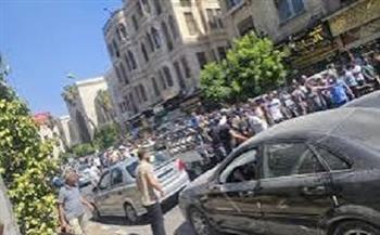 الصحة السورية: ارتفاع حصيلة ضحايا الانفجار في شارع النصر بدمشق إلى 6 قتلى و22 مصابًا 
