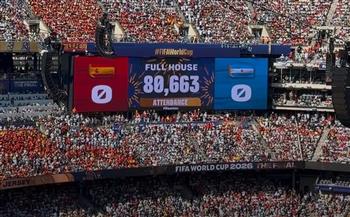 كأس العالم 2026.. نهائي المونديال يشهد حضور 80.663 متفرجًا