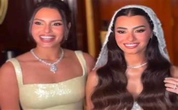 كارمن سليمان تحتفل بزفاف شقيقتها