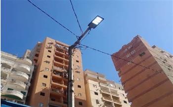 رفع كفاءة الإضاءة العامة والاستجابة الفورية لشكاوى إصلاح الأعطال الكهربائية بالإسكندرية