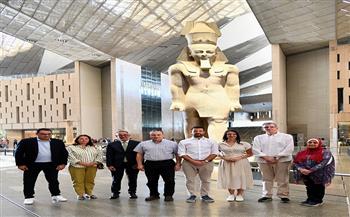رئيس جمهورية الجبل الأسود وقرينته يزوران المتحف المصري الكبير