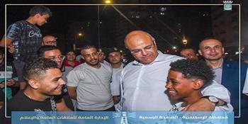 محافظ الإسكندرية: رؤية البحر حقٌ أصيل لكل مواطن وحملات مستمرة لإزالة الإشغالات والتعديات على الكورنيش