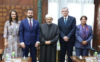 شيخ الأزهر يستقبل رئيس الجبل الأسود ويؤكد: الإسلام دين رحمة وليس صحيحًا ما يُثار عن أنه دين عنف