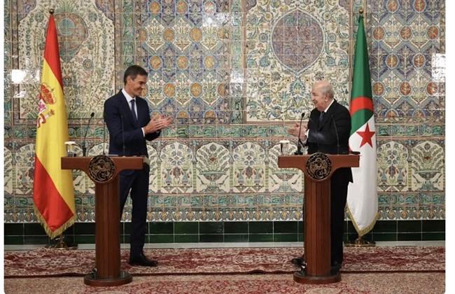 رئيس الجزائر يبحث مع رئيس وزراء إسبانيا تعزيز التعاون المشترك