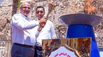 وزير الشباب والرياضة ومحافظ الإسكندرية يشهدان بداية احتفالية اليوم الرياضي العربي