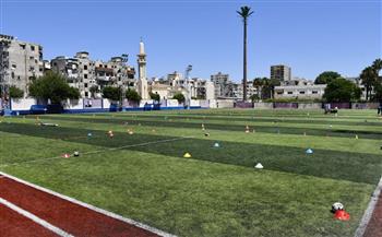 وزير الشباب والرياضة يفتتح أعمال تطوير الملعب القانوني بمركز شباب النصر
