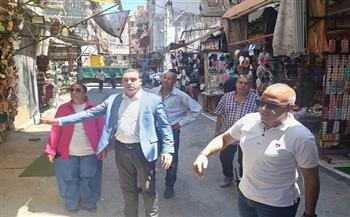 نائب محافظ بورسعيد يقود حملة مكبرة لإزالة الإشغالات بعدد من الشوارع بحي الشرق