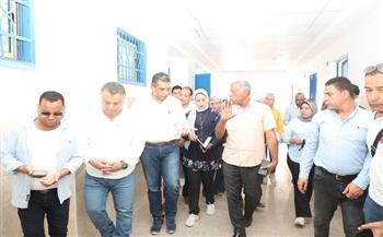 محافظ البحر الأحمر يتفقد المدرسة المصرية اليابانية والمدخل الشمالي بمدينة رأس غارب