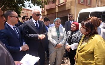 رئيسة القومي للمرأة تتفقد الأرض المخصصة لإنشاء فرع المجلس بكفر الشيخ