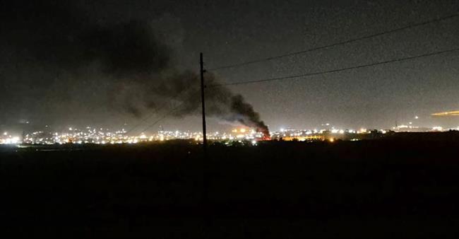 انفجارات في محيط بندر ماهشهر جنوب غربي إيران