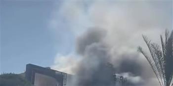 السيطرة على حريق داخل مول تجاري بالشيخ زايد دون إصابات