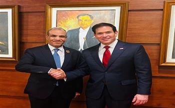 وزير الخارجية يلتقي نظيره الأمريكي لبحث تعزيز الشراكة الاستراتيجية ومستجدات الأوضاع الإقليمية والدولية