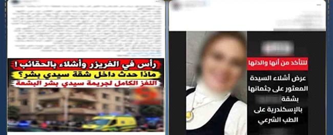اعترافات صادمة للمتهمة بقتل والدتها في الإسكندرية: خنقتها ثم قطعت جثمانها