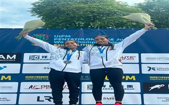 الزوجي المصري يتوج بفضية منافسات التتابع بـ بطولة العالم للشباب 2026