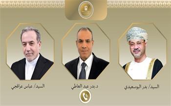 وزير الخارجية يبحث هاتفياً مع نظيريه الإيراني والعماني جهود خفض التصعيد وضمان حرية الملاحة