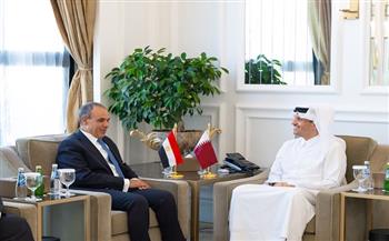 وزير الخارجية ونظيره القطري يبحثان تعزيز التعاون الثنائي وتطورات الأوضاع الإقليمية   