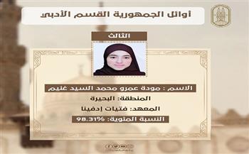 محافظ البحيرة تُهنئ الطالبتين الأولى والثالثة على مستوى الجمهورية في الثانوية الأزهرية