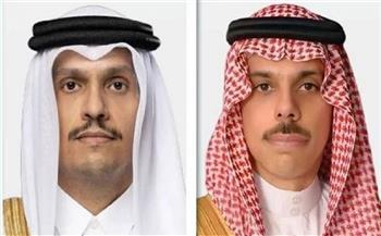 وزيرا خارجية قطر والسعودية يبحثان سبل تعزيز علاقات التعاون الثنائي