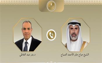 وزير الخارجية يجري اتصالًا هاتفيًا مع نظيره الكويتي لمتابعة تطورات الأوضاع الإقليمية