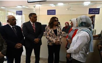 وزيرة التنمية المحلية ومحافظ القليوبية يفتتحان المركز التكنولوجي الجديد بأجهور الكبرى بمركز طوخ