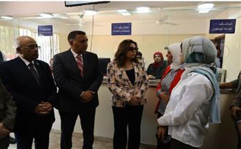 وزيرة التنمية المحلية ومحافظ القليوبية يفتتحان المركز التكنولوجي الجديد بأجهور الكبرى بمركز طوخ