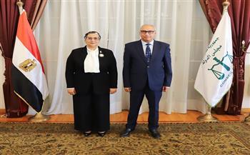 رئيس مجلس الدولة يستقبل رئيسة القومي للمرأة ويشيد بدور قاضيات المجلس
