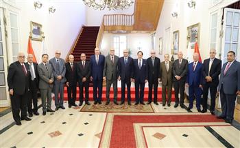 رئيس مجلس الدولة يستقبل رئيس هيئة قضايا الدولة لتقديم التهنئة