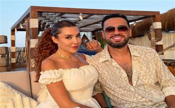 زوجة رامي جمال تحتفل بعيد ميلاد زوجها ..تفاصيل