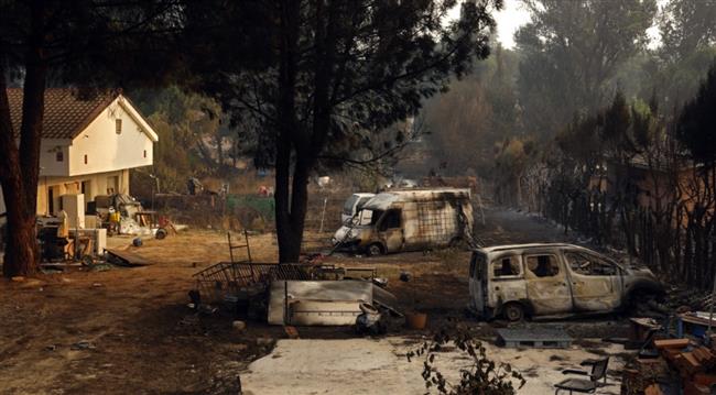 جحيم حرائق الغابات يرفع الأعداد داخل مراكز الإيواء في فرنسا وإسبانيا